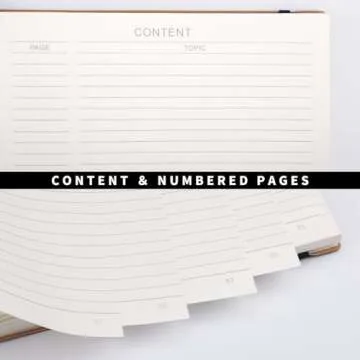 RETTACY Lined Journal Notebook, 2-Pack, 204 Numbered Pages per Pack, B5 Medium 7.6" × 10", Leather Softcover, 100 GSM Thick Paper, for Writing, Work, School (Black & Brown)