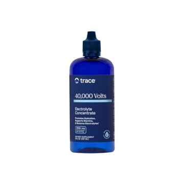 Trace Minerals 40,000 Volts - Concentrated Electrolyte Supplement Drops for Enhanced Hydration and E...