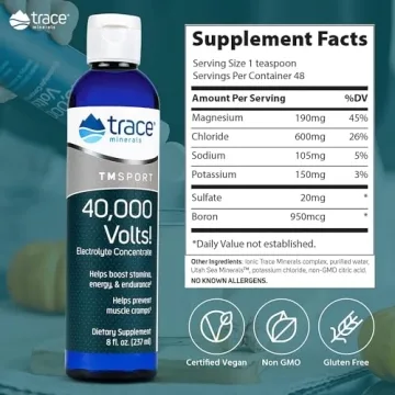 Trace Minerals 40,000 Volts Liquid Electrolyte Drops