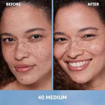 Covergirl Simply Ageless Skin Perfector Essence Foundation, 40 Medium, Tinted Skin Perfector, Skincare Makeup Hybrid, Sheer Tint, Radiant Finish, Skin-Like Finish, Vegan Formula, 1.0oz