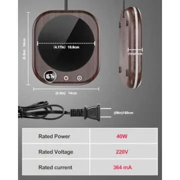 Mug Warmer with Timer & Auto Shut Off | MXMZHXU