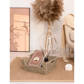 StorageWorks Seagrass Wicker Baskets for Home Organization