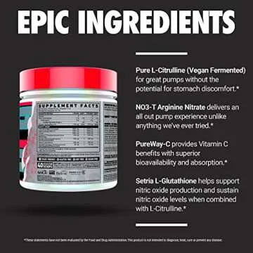 GHOST Pump Nitric Oxide Powder - Vegan & Stimulant-Free Peach