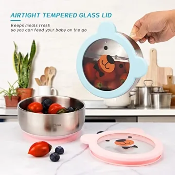 MR. CHOU Baby Bowls - Safe & Stylish for Toddlers