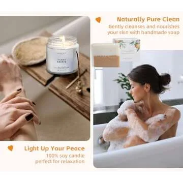 Natural Amor Handmade Spa Gift Set for Relaxation