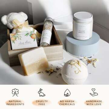 Natural Amor Handmade Spa Gift Set for Relaxation