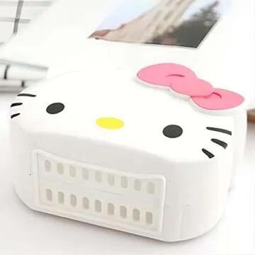 Cute Hello Kitty Toothbrush Holders for Bathroom Organizer,Self Adhesive Wall Mounted Shower Caddy,Cute Shower Organizer Shelves for Women Girls Kids Gift, Bathroom Decor/Vanity/Office Storage (Pink)