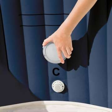 Intex PureSpa Battery Powered Submersible Multi-Colored LED Light PureSpa Models with White, Green, Teal, Blue, and Purple Lights