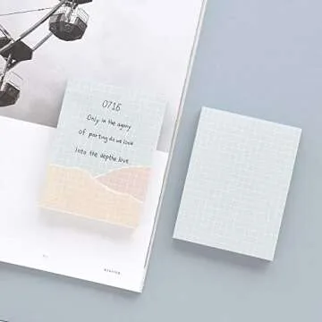 Monolike Memopad Set - 4 Stylish Designs, 400 Sheets Total