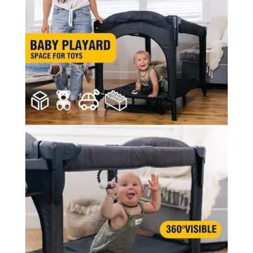 BEKA 4-in-1 Baby Bassinet Bedside Sleeper for Newborns