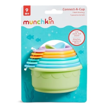 Munchkin Connect-A-Cup Bath Toy for Learning Fun