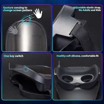 Transforming LED Mask for Halloween Fun and Parties