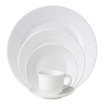 Wedgwood Nantucket Basket 5-Piece Place Setting for Timeless Elegance