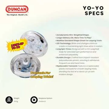 Duncan Limelight LED Light-Up Yo-Yo for Beginners
