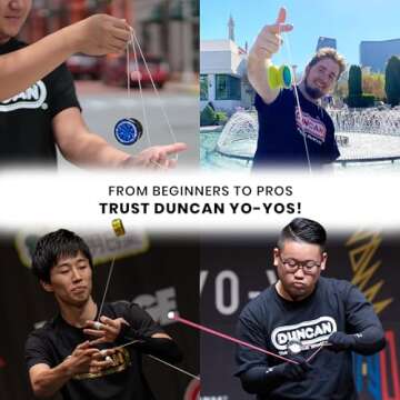 Duncan Toys Limelight LED Light-Up Yo-Yo, Beginner Level Yo-Yo with LED Lights, Clear and Blue