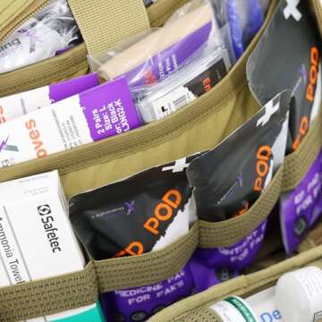 Lightning X Premium First Aid Kit for Vehicles - TAN