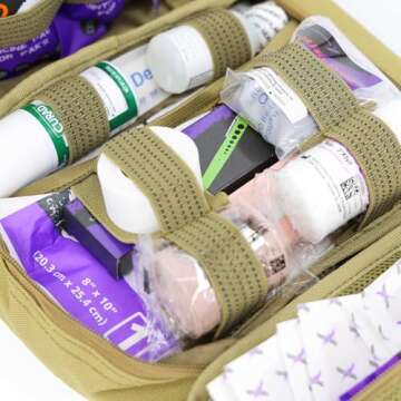 Lightning X Premium First Aid Kit for Vehicles - TAN