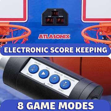 Indoor Basketball Game with Electronic Scoring Fun for Everyone