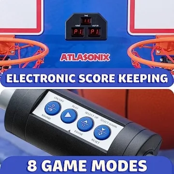 Indoor Basketball Game with Electronic Scoring Fun for Everyone