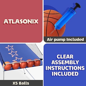 Indoor Basketball Game with Electronic Scoring Fun for Everyone