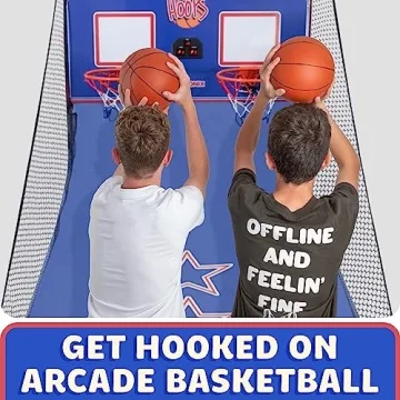 Indoor Basketball Game with Electronic Scoring Fun for Everyone