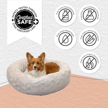 Best Friends by Sheri Calming Donut Pet Bed - Cozy & Stylish