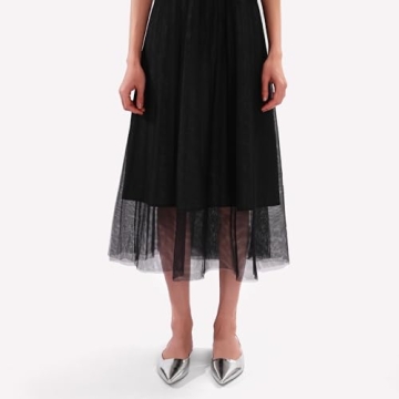 Riekhany Slingback Flats for Women Slip On Pointed Toe Casual Mule Shoes