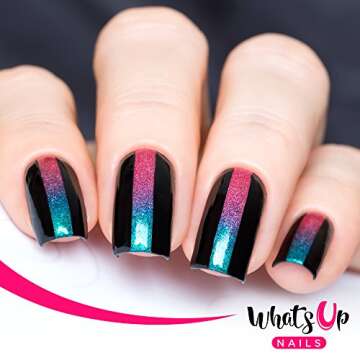 Whats Up Nails Vinyl Tape Stencils for Stunning Nail Art