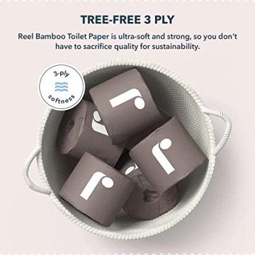 Reel Bamboo Toilet Paper - Eco-Friendly & Absorbent