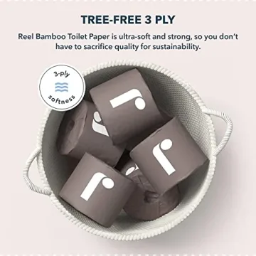 Reel Bamboo Toilet Paper - Eco-Friendly & Absorbent