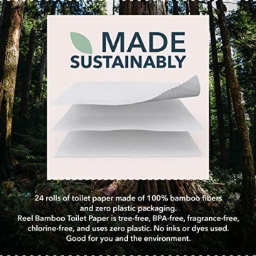 Reel Bamboo Toilet Paper - Eco-Friendly & Absorbent