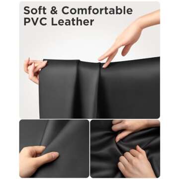 SAIJI Adjustable Laptop Bed Tray Table with Drawers - Portable and Foldable