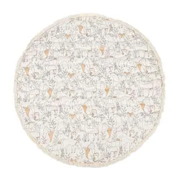 Crane Baby Activity Mat, Baby Play Mat for Boys and Girls, Woodland Animals, 40" x 40", Baby Must Haves, Infant Play Mat, Tummy Time Baby Floor Mat, Kids Play Mat, Tummy Time Mat, Tummy Time Toys