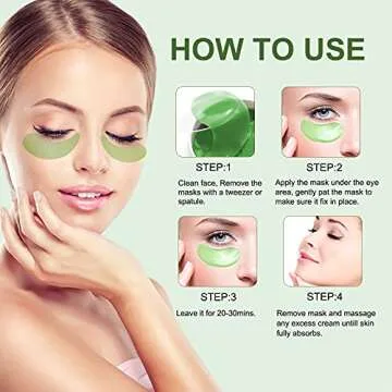 ZODENIS Under Eye Patches -30 Pairs, Collagen Eye Mask for Dark Circles, Puffy Eyes, Wrinkles Treatment, Aloe Eye Bags with Hyaluronic Acid and Collagen, Moisturizing & Anti-Aging