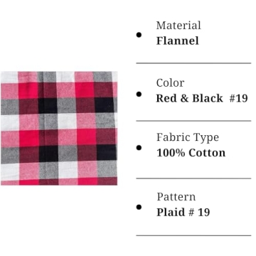 Versatile Cotton Flannel Fabric - Perfect for Crafting Needs