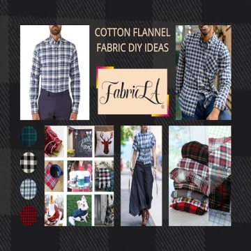 Versatile Cotton Flannel Fabric - Perfect for Crafting Needs