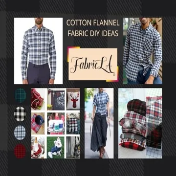 Versatile Cotton Flannel Fabric - Perfect for Crafting Needs