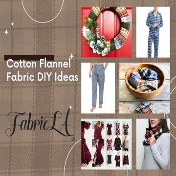 Versatile Cotton Flannel Fabric - Perfect for Crafting Needs