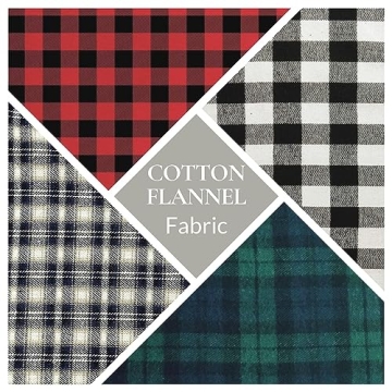Versatile Cotton Flannel Fabric - Perfect for Crafting Needs