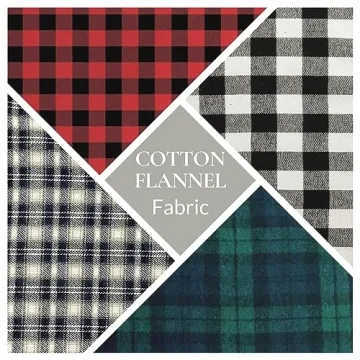 Versatile Cotton Flannel Fabric - Perfect for Crafting Needs