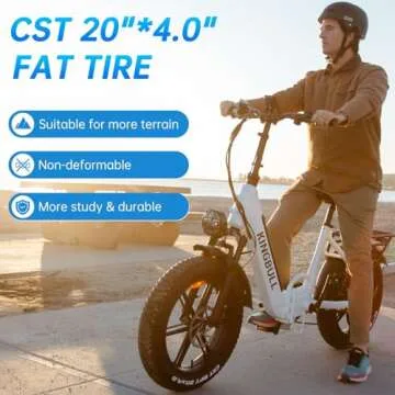 Kingbull 1000W Electric Bike for Adults with Fat Tires