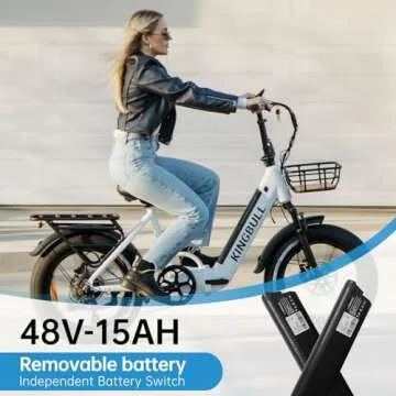 Kingbull 1000W Electric Bike for Adults with Fat Tires