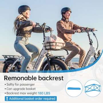 Kingbull 1000W Electric Bike for Adults with Fat Tires