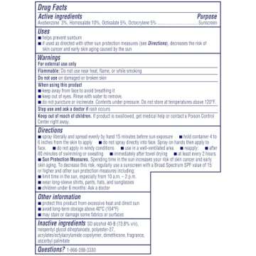 Coppertone Kids Sunscreen Spray SPF 50, Tear Free, Water Resistant Sunscreen for Kids, Pediatrician Recommended Broad Spectrum Spray Sunscreen SPF 50, Bulk Sunscreen Pack, 5.5 Oz Can, Pack of 3