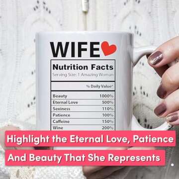 Light Autumn Coffee Mug for Wife - Gift for Women - Valentines Day Gift Ideas for Best Wife - Cute A...