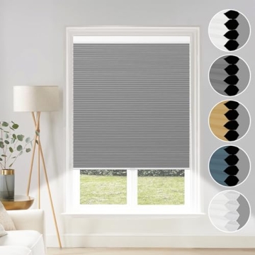 Ultimate Blackout Cellular Shades - Cordless, Energy Efficient, 46x48 Inch