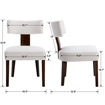 Shop BESTANO Comfy Modern Dining Chairs Set of 6