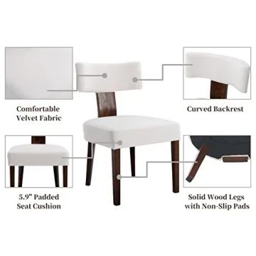 Shop BESTANO Comfy Modern Dining Chairs Set of 6