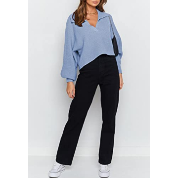 Stylish and Comfy Women Cropped Pullover Sweater