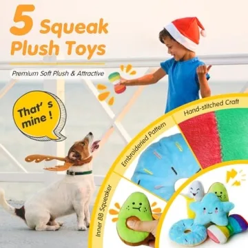 Zeaxuie 25 Pack Luxury Dog Chew Toys for Small Puppies